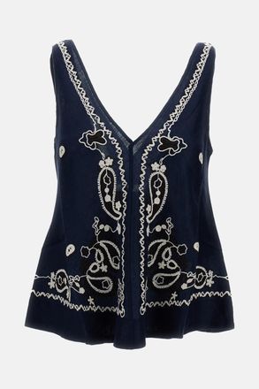 Parosh Top Ricamato