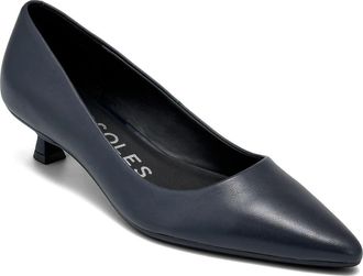 Aerosoles Rana Kitten Heel Pump in Navy at Nordstrom, Size 6.5