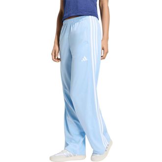 adidas High Rise Wide Leg Track Pants in Glow Blue at Nordstrom Rack, Size X-Small