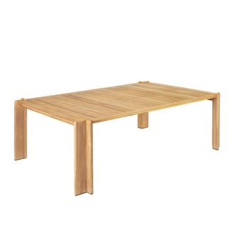 GUBI Atmosfera Dining Table Outdoor, 105 x 209 cm, teak