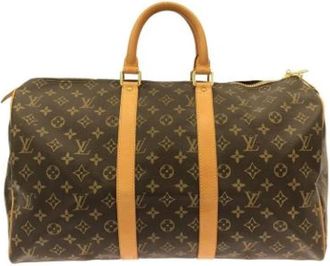 Louis Vuitton Pre-owned Monogram Boston Bag - Dames - Vintage Weekendtas - Bruin - ONE Size - Vintage