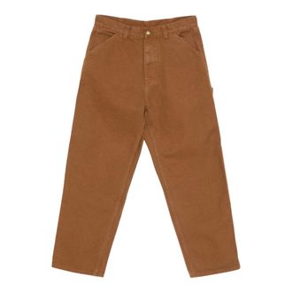 Carhartt Work in Progress Jeans, Heren, Bruin, M, OG Single Knee Pant