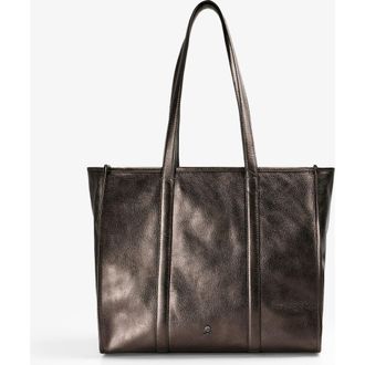 Scalpers Shoppermetallic Bag in Bronze at Nordstrom