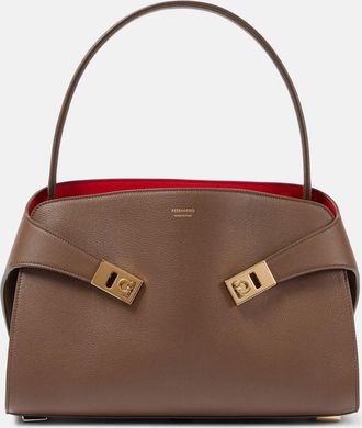 Ferragamo Hug Medium leather shoulder bag