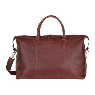 Howard London Weekendtas Jacob - Heren - Weekendtassen - Bruin - ONE Size - Leer - Tassen