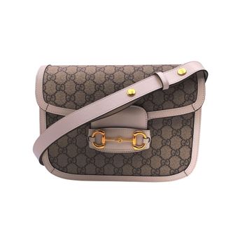 Gucci Gucci stoffen schoudertas met paardenbitmotief uit 1955