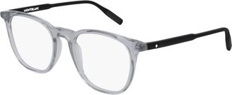 Montblanc Mb0010O Square Optical Frame - male - MONTBLANC - Glasses - Gray - 51 MM - Accessories