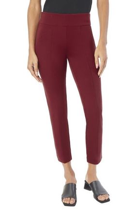 Jones New York Compression Pull-On Pants in Bordeaux at Nordstrom, Size Medium