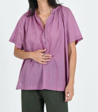 M.Patmos Perry Shirt In Dark Lavender