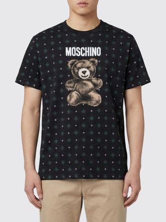 Moschino T-shirt in cotone a pois teddy Moschino Couture
