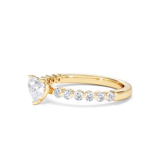 The Diamond Store Solstice Heart Cut 0.80ct Lab Diamond Engagement Ring F/VS in 9k Gold