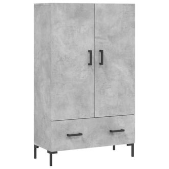 Berkfield Home Highboard Concrete Grey 69.5x31x115 cm Engineered Wood