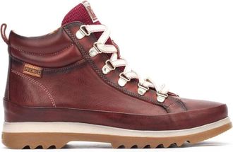 Pikolinos Vigo Lace-Zip Boot - Dames - Veterlaarzen - Rood - 37 EU - Leer - Schoenen