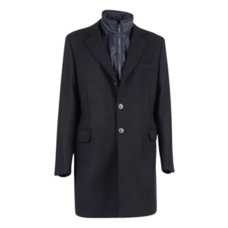 Fay Jassen Navy - Heren - Mantel - Blauw - M - Jassen