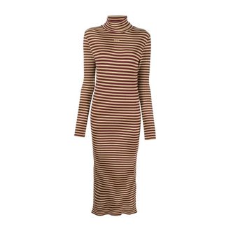 Wales Bonner Wales Bonner, Dames, Jurken, Veelkleurig, Maat: XS Viscose