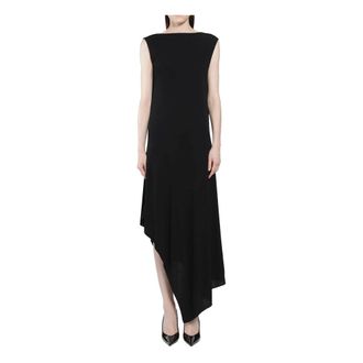 Alaia Backless Jersey Crepe Dress - female - Ala&iuml;a - Midi Dresses - Black - XS - Dresses