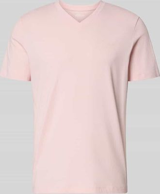 s.Oliver Red Label Regular Fit T-Shirt aus reiner Baumwolle in Rosa, Gr&ouml;&szlig;e 3XL