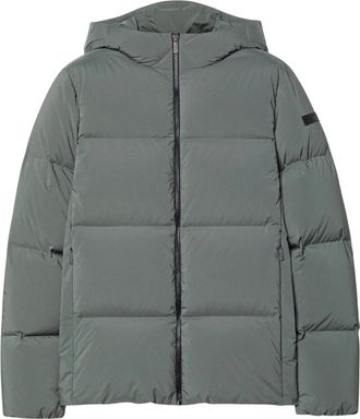 Roberto Ricci Design Tubular-Channel Puffer Jacket - Heren - Gewatteerde jassen - Groen - L - Polyester - Jassen