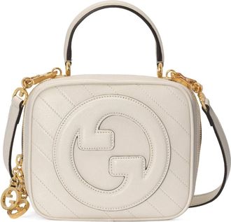 Gucci Tassen, Dames, Wit, ONE Size, Leer, Blondie Handtas