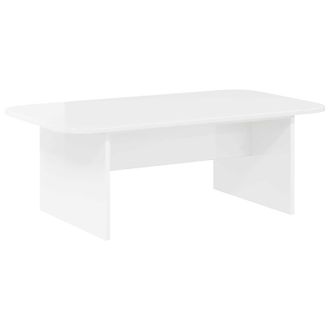 vidaXL Mesa De Caf&eacute; Brillante 93 X 53 X 33 Cm Madera De Ingenier&iacute;a Vidaxl