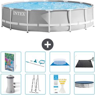 Intex Piscina Prism Frame Redonda - 427x107 Cm - 9-piezas S583
