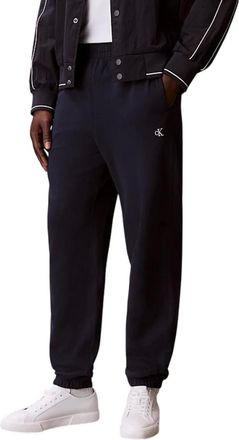 Calvin Klein Relaxed Cotton Terry Joggers - male - Calvin Klein - Sweatpants - Blue - XS - Trousers