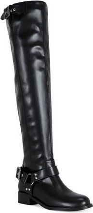 Azalea Wang Xalima Over the Knee Boot in Black at Nordstrom Rack, Size 8.5