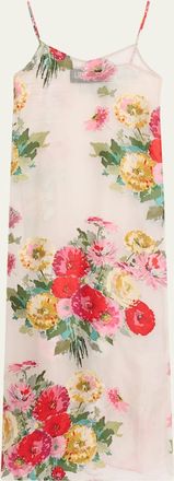 Libertine - Libertine Pat Nixon Floral Overlay Slip Dress