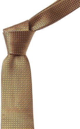 Canali Mustard Silk Tie