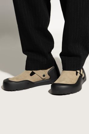 Birkenstock Suede Shoes Reykjavik, Mens, Beige