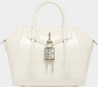 Givenchy Antigona Lock Toy Top-Handle Bag in Leather