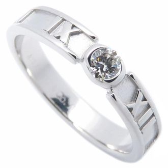 Tiffany & Co. Atlas White Gold (18K) Band Ring (Pre-Owned)
