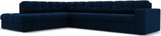 CXL by Christian Lacroix 5-Sitzer Designer Ecksofa Yohan mit Eckteil links - Samtbezug
