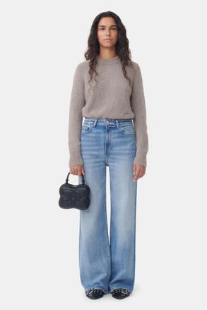 Ganni Blue Mid Andi Jeans - Size 24W/34L Organic Cotton