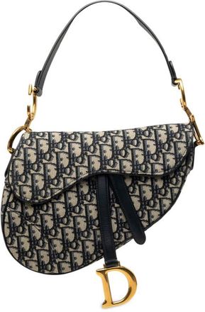 Dior Pre-owned Dior Oblique Canvas Saddle Bag Ladies SCWNE66G1U2HR9J0
