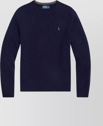 Polo Ralph Lauren crew neck cuffs and hem