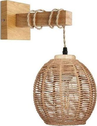 OEM L&aacute;mpara De Pared Retro Para Interiores, Aplique De Pared De Cuerda De C&aacute;&ntilde;amo, Rat&aacute;n Y Metal, Casquillo E26/e27 Para Iluminaci&oacute;n Interior, Mesita De No