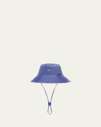 Jacquemus Mens The De-Nimes Denim Bucket Hat