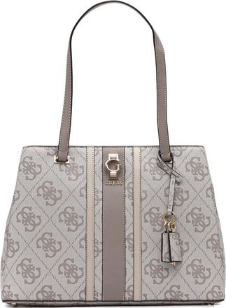 Guess Co Borsa tote Erenia 4G con monogramma - Toni neutri