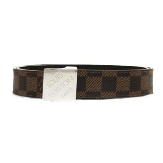 Louis Vuitton Pre-owned Canvas belts - female - Louis Vuitton Vintage - Vintage Belts - Brown - ONE SIZE - Pre-owned