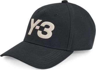 Yohji Yamamoto Black Logo Baseball Cap