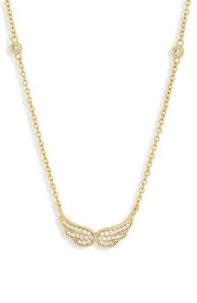 Electric Picks Wings Pendant Necklace in Gold at Nordstrom Rack