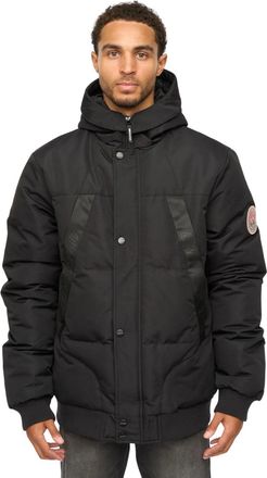 Henleys Mens Traction Bomber Jacket (Black) - Size Medium
