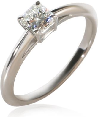 Tiffany & Co. Pre-Owned Tiffany & Co. 0.41 ct Cut Cornered Square Mixed Cut Diamond Lucida Engagement Ri