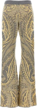 Etro Paisley Jacquard Trousers - Gold