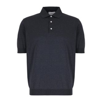 Lardini Polo Shirts, male, Blue, Size: XL Polo