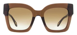 Just Cavalli SJC019K Square Leopard Print Sunglasses - Brown