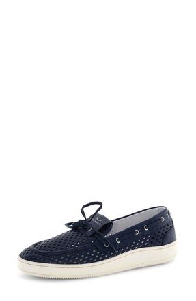 Voile Blanche Olivia Wind Boat Shoe in Navy at Nordstrom, Size 12Us