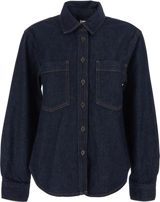 Frame Denim Donna, Camicette, Blu, M, new