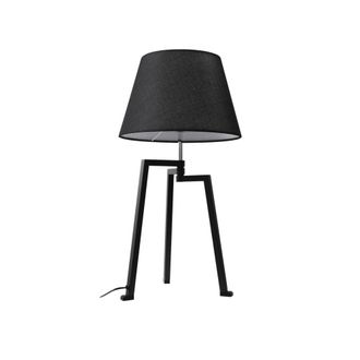 Lucande L&aacute;mpara de mesa de metal negro